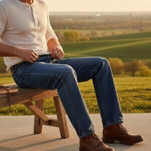 Wrangler Vintage Y2K Heavyweight 100% Cotton Jeans 36x30